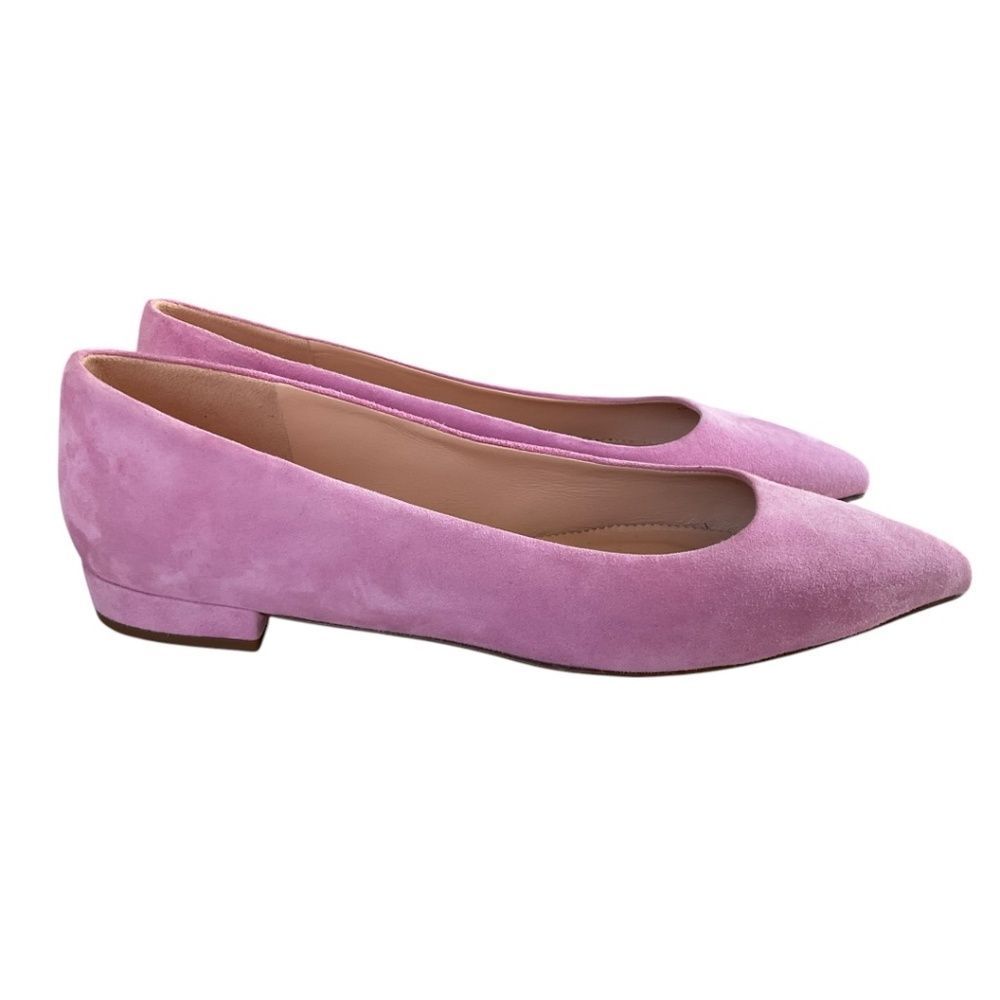 J. Crew Pink Suede Flats